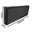 GloboStar® DISPLAY 90274 Κυλιόμενη Ψηφιακή Επιγραφή P10 Μονής Όψης LED AC 220-240V Αδιάβροχο IP54 Πορτοκαλί - WiFi Control μέσω FK APP - Αισθητήρας Θερμοκρασίας & Υγρασίας - Μ104 x Π9 x Υ40cm - 2 Χρόνια Εγγύηση
