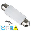 GloboStar® C5W 81335 Λάμπα Αυτοκινήτου & Φορτηγού 42mm FESTOON  3rd Generation Can-Bus Extreme Truck Series LED 2 SMD 3030 3W 450lm 120° DC 12-24V IP20 Ψυχρό Λευκό 6000K