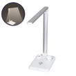 GloboStar® 86101 Επιτραπέζιο Φωτιστικό Πορτατίφ LED 5W 1000lm -° DC 5V IP20 Φυσικό Λευκό 4500K Λευκό Πλαστικό με Γκρι Μέταλλο - Μ33 x Π14 x Υ63cm - 2 Xρόνια Εγγύηση
