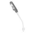 GloboStar® 90229 Μεταλλική Βάση Στήριξης CURVED M62cm x Φ60mm για Φωτιστικά Δρόμου Street Lights με Διάμετρο Βάσης Φ60mm