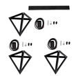 GloboStar® TRIANGLE 00621 Μοντέρνο Κρεμαστό Φωτιστικό Ράγα Τρίφωτο 3 x E27 IP20 Μαύρο Μέταλλο - Μ70 x Π22 x Y130cm