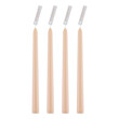 GloboStar® BABY-PINK 35201 ΣΕΤ 4 Αρωματικά Κεριά Κηροπηγίου Παραφίνης με Άρωμα Μπουκέτο Τριαντάφυλλο Ροζ Μ2 x Π2 x Υ25cm