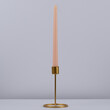 GloboStar® PINK-ORCHID 35205 ΣΕΤ 4 Αρωματικά Κεριά Κηροπηγίου Παραφίνης με Άρωμα Άγρια Ορχιδέα Σομόν Μ2 x Π2 x Υ25cm