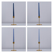 GloboStar® WINTER-SOLITUDE 35208 ΣΕΤ 4 Αρωματικά Κεριά Κηροπηγίου Παραφίνης με Άρωμα Χειμερινός Ωκεανός Πολύχρωμα Μ2 x Π2 x Υ25cm