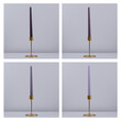 GloboStar® VALLEY-FLOWERS 35209 ΣΕΤ 4 Αρωματικά Κεριά Κηροπηγίου Παραφίνης με Άρωμα Λουλούδια του Αγρού Πολύχρωμα Μ2 x Π2 x Υ25cm