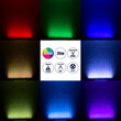 GLOBOSTAR® WASHER-FAIA 90185 Μπάρα Φωτισμού Wall Washer με Αντιθαμβωτική Γρίλια LED 36W 3780lm 30° DC 24V Αδιάβροχο IP65 Πολύχρωμο RGBW Dimmable DMX512 - Γκρι Ανθρακί - Μ100 x Π4 x Υ5cm - 3 Χρόνια Εγγύηση