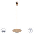 GloboStar® ISABELLA 35105 Κηροπήγιο Μεταλλικό Χάλκινο Φ10 x Υ33cm