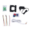 GloboStar® 86059 Σετ Θυροτηλεόρασης με Έγχρωμη Οθόνη Αφής 7" και Κάμερα 1080P HD & 4 Επαγωγικά Κλειδιά για Ηλεκτρονικές Κλειδαριές - Μαύρο - Χρυσό