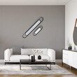 GloboStar® IGOR 61218 Φωτιστικό Οροφής Linear Design LED CCT 48W 5760lm 210° AC 220-240V - Εναλλαγή Φωτισμού μέσω Διακόπτη On/Off All In One Ψυχρό 6000k+Φυσικό 4500k+Θερμό 2700k Μ81 x Π13 x Υ4.5cm - Μαύρο - 3 Years Warranty