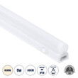 GloboStar® TUBO 60788 Γραμμικό Φωτιστικό Οροφής Linear LED Τύπου T5 Επεκτεινόμενο 9W 882lm 180° AC 220-240V IP20 Πάγκου Κουζίνας με Διακόπτη On/Off Μ60 x Π2.2 x Υ3.5cm Φυσικό Λευκό 4500K - Λευκό - 3 Years Warranty