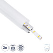 GloboStar® SURFACEPENDANT-PROFILE 70853-3M Προφίλ Αλουμινίου - Βάση & Ψύκτρα Ταινίας LED με Λευκό Γαλακτερό Κάλυμμα - Επιφανειακή & Κρεμαστή Χρήση - Πατητό Κάλυμμα - Ασημί - 3 Μέτρα - Μ300 x Φ3cm