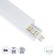 GloboStar® SURFACEPENDANT-PROFILE 70865-3M Προφίλ Αλουμινίου - Βάση & Ψύκτρα Ταινίας LED με Λευκό Γαλακτερό Κάλυμμα - Επιφανειακή & Κρεμαστή Χρήση - Πατητό Κάλυμμα - Λευκό - 3 Μέτρα - Μ300 x Π4.5 x Υ4.2cm