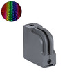 GLOBOSTAR® WINDOW-CORNA 90116 Αρχιτεκτονικό Γωνιακό Φωτιστικό Ανάδειξης Παραθύρων Window Light LED 6W 480lm 3x172° DC 24V Αδιάβροχο IP65 RGB DMX512 Dimmable - Γκρι Ανθρακί - Μ12 x Π4.5 x Υ12cm - 3 Χρόνια Εγγύηση