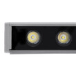 GLOBOSTAR® WASHER-FAIA 90188 Μπάρα Φωτισμού Wall Washer με Αντιθαμβωτική Γρίλια LED 24W 2400lm 15° DC 24V Αδιάβροχο IP65 Ψυχρό Λευκό 6000K Dimmable - Ασημί - Μ100 x Π4 x Υ5.5cm - 3 Χρόνια Εγγύηση
