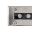 GLOBOSTAR® UNDERGROUND-REMVI 90195 Χωνευτή Μπάρα Φωτισμού Wall Washer LED 24W 2040lm 10° DC 24V Αδιάβροχο IP68 RGBW Dimmable DMX512 - Ανοξείδωτο Ατσάλι 304 - Μ100 x Π9 x Υ7.2cm/ Q98.2 x 7.6cm - 3 Χρόνια Εγγύηση