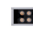 GLOBOSTAR® WASHER-GAIA 90215 Μπάρα Φωτισμού Wall Washer LED 144W 12960lm 10° DC 24V Αδιάβροχο IP67 Θερμό Λευκό 2700K Dimmable - Ασημί - Μ100 x Π7.3 x Υ4.3cm - 3 Χρόνια Εγγύηση