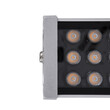 GLOBOSTAR® WASHER-GAIA 90217 Μπάρα Φωτισμού Wall Washer LED 216W 19440lm 10° DC 24V Αδιάβροχο IP67 Θερμό Λευκό 2700K Dimmable - Ασημί - Μ100 x Π10.2 x Υ9.5cm - 3 Χρόνια Εγγύηση