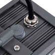 GLOBOSTAR® FLOOD-DANY 90376 Προβολέας Σποτ Wall Washer LED 24W 2280lm 5° DC 24V Αδιάβροχο IP65 Φυσικό Λευκό 4500K Dimmable - Γκρι Ανθρακί - Μ16 x Π9.5 x Υ7.5cm - 3 Χρόνια Εγγύηση
