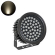 GLOBOSTAR® FLOOD-NEVA 90399 Προβολέας Σποτ Wall Washer LED 54W 5130lm 30° DC 24V Αδιάβροχο IP65 Φυσικό Λευκό 4500K Dimmable - Μαύρο - Μ24.5 x Π24.5 x Υ14.7cm - 3 Χρόνια Εγγύηση