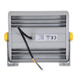 GLOBOSTAR® FLOOD-HENA 90444 Προβολέας Σποτ Wall Washer LED 24W 2040lm 30° AC 220-240V Αδιάβροχο IP67 Αρχιτεκτονικό Πορτοκαλί 2200K - Ασημί - Μ22.5 x Π6 x Υ16.5cm - 3 Χρόνια Εγγύηση