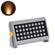 GLOBOSTAR® FLOOD-HENA 90445 Προβολέας Σποτ Wall Washer LED 36W 3060lm 30° AC 220-240V Αδιάβροχο IP67 Αρχιτεκτονικό Πορτοκαλί 2200K - Ασημί - Μ30 x Π6 x Υ17cm - 3 Χρόνια Εγγύηση