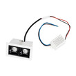 GloboStar® LUMINAR SUPERIOR 60317 Χωνευτό LED Spot Downlight TrimLess 4W 540lm 36° AC 220-240V IP20 Μ7.5 x Π4.3 x Υ4.5cm - Λευκό με Μαύρο Κάτοπτρο - Θερμό Λευκό 2700K - Bridgelux High Lumen Chip Gen2 - TÜV Certified Driver - 5 Years Warranty