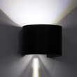 GloboStar® AXIS-R 60642 Φωτιστικό Τοίχου - Απλίκα Αρχιτεκτονικού Φωτισμού Εσωτερικού/Εξωτερικού Χώρου Up & Down LED 10W 1250lm 10 έως 60° AC 220-240V Αδιάβροχο IP65 Μ10 x Π10 x Υ10cm - Ψυχρό Λευκό 6000K - Γκρι Ανθρακί- Bridgelux Chip - 3 Years Warranty