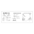 GloboStar® TRACTOR 61580 Παιδικό Κρεμαστό Φωτιστικό Φιγούρα Μονόφωτο 1 x E27 IP20 Μπλε, Μαύρο & Λευκό Πλαστικό - Μ40 x Π15.5 x Υ26.5cm