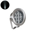 GLOBOSTAR® UNDERWATER-JERRY 90424 Υποβρύχιο Επιφανειακό Σποτ για Σιντριβάνια/Πισίνες LED 12W 1200lm 30° DC 24V Αδιάβροχο IP68 Ψυχρό Λευκό 6000K Dimmable - Ανοξείδωτο Ατσάλι 304 - Μ14.5 x Π7 x Υ19cm - 3 Χρόνια Εγγύηση