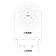 GloboStar® UNDERWATER-DENIS 90440 Υποβρύχιο Χωνευτό Φωτιστικό Σποτ Ειδικό για Σιντριβάνια - Πισίνες - Τζακούζι LED 12W 1020lm 30° DC 24V Αδιάβροχο IP68 Φ19.5 x Υ7.5cm RGBW DMX512 - Ανοξείδωτο Ατσάλι SS304 - 3 Years Warranty