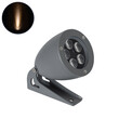 GLOBOSTAR® TREELIGHT-TREESPO 90468 Σποτ Φωτισμού για Φυτά - Δέντρα LED 12W 1260lm 15° DC 24V Αδιάβροχο IP67 Αρχιτεκτονικό Πορτοκαλί 2200K Dimmable - Γκρι Ανθρακί - Μ9 x Π11 x Υ9cm - 3 Χρόνια Εγγύηση