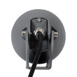 GLOBOSTAR® TREELIGHT-TREESPO 90471 Σποτ Φωτισμού για Φυτά - Δέντρα LED 12W 1260lm 15° DC 24V Αδιάβροχο IP67 RGBW DMX512 Dimmable - Γκρι Ανθρακί - Μ9 x Π11 x Υ9cm - 3 Χρόνια Εγγύηση