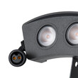 GLOBOSTAR® TREELIGHT-PLANTE 90514 Κυρτή Μπάρα Φωτισμού Wall Washer για Φυτά - Δέντρα LED 3W 315lm 15° DC 24V Αδιάβροχο IP65 Πορτοκαλί 2200K Dimmable - Γκρι Ανθρακί - Μ11 x Π3 x Υ8cm - 3 Χρόνια Εγγύηση