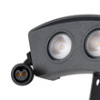 GLOBOSTAR® TREELIGHT-PLANTE 90516 Κυρτή Μπάρα Φωτισμού Wall Washer για Φυτά - Δέντρα LED 3W 285lm 15° DC 24V Αδιάβροχο IP67 Φυσικό Λευκό 4500K Dimmable - Γκρι Ανθρακί - Μ11 x Π3 x Υ8.2cm - 3 Χρόνια Εγγύηση