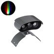 GloboStar® TREELIGHT-PLANTE 90518 Κυρτή Μπάρα Φωτισμού Wall Washer με Αντιθαμβωτική Γρίλια Ειδική για Φυτά - Δέντρα LED 3W 255lm 15° DC 24V Αδιάβροχο IP67 Μ11 x Π8.5 x Υ11cm RGBW DMX512 - Γκρι Ανθρακί - 3 Years Warranty