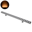 GLOBOSTAR® WASHER-JAVIA 90554 Μπάρα Φωτισμού Wall Washer LED 48W 3840lm 5° DC 24V Αδιάβροχο IP67 Αρχιτεκτονικό Πορτοκαλί 2200K Dimmable - Γκρι Ανθρακί - Μ100 x Π5.2 x Υ3.6cm - 3 Χρόνια Εγγύηση