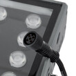 GLOBOSTAR® FLOOD-ZANA 90559 Προβολέας Σποτ Wall Washer LED 100W 8500lm 30° DC 24V Αδιάβροχο IP65 RGBW DMX512 Dimmable - Γκρι Ανθρακί - Μ45.5 x Π28 x Υ10cm - 3 Χρόνια Εγγύηση