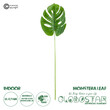 GloboStar® Artificial Garden MONSTERA LEAF 20223 - Τεχνητό Διακοσμητικό Φύλο Μονστέρας Π16 x Υ76cm