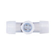 GloboStar® 70663 Σύνδεσμος Cross (+) για RGB Φωτοσωλήνα LED 360° Degree DC 230V 2 Pin Αδιάβροχος IP68