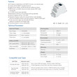 GloboStar® 70670 S1-DR SKYDANCE AC Triac DMX Dimmer Din Rail Ράγας 2 Καναλιών AC 100-240V 2 x 1.5A 360W - Max 3A 720W - IP20 DMX512 Μ11.5 x Π5 x Υ6.5cm - 5 Years Warranty