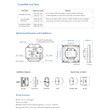 GloboStar® 71454 S1-K SKYDANCE AC Smart RF 2.4Ghz & Ροοστάτη - Push ON/OFF Triac Dimming AC100-240V σε AC100-240V 1 x 1.5A 360W - Max 1.5A 360W - IP20 - Λευκό Σώμα - Μ8.5 x Π8.5 x Υ5cm - 5 Years Warranty