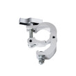 GloboStar® CLAMPS 51185 Επαγγελματικός Γάντζος Hook Αλουμινίου Ύψηλης Αντοχής για Κρέμαση, Στήριξη & Τοποθέτηση Προϊόντων Stage σε Τράσες - Μ17 x Π12 x Υ3cm - Χρώμιο