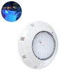 GLOBOSTAR® POOLETI 61541 Υποβρύχιο Φωτιστικό για Σιντριβάνια/Πισίνες LED 25W 1750lm 120° AC/DC 12V Αδιάβροχο IP68 Μπλε Dimmable  - 2m VDE Rubber Καλώδιο - Φ30 x Υ6.5cm - 3 Χρόνια Εγγύηση