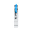 GloboStar® FAST-CONNECT 69903 Μονή Κλέμα Ράγας Ταχείας Σύνδεσης & Διακλάδωσης Καλωδίων για Ηλεκτρολογικούς Πίνακες - 1 x Είσοδος & 1 x Έξοδος με Συμβατή Διατομή Καλωδίων 0.2mm² έως 4mm² - 600V 32A Max - Μ4.5 x Π1 x Υ3.2cm - Γκρι & Μπλε - Πακέτο 10 Τεμαχίων - 5 Years Warranty