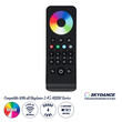GloboStar® 71563 RS4 SKYDANCE Ασύρματο Χειριστήριο Αφής RF 2.4Ghz 4 Group για όλα τα RGB/RGBW SKYDANCE Controller DC 3V 2 x AAA - IP20 Μαύρο Μ14 x Π5 x Υ1.9cm - 5 Years Warranty