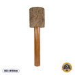 GloboStar® NIIHAU 02237 Μοντέρνο Επιδαπέδιο Φωτιστικό Μονόφωτο 1 x E27 IP20 Καφέ Ξύλο - Μ43 x Π43 x Υ160cm