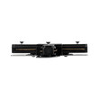 GloboStar® 2L-EUROTRACK 60909 Αντάπτορας +(Σταυρός) - Μονοφασικός 2 Καλωδίων για όλες τις Ράγες EUROTRACK AC 220-240V IP20 Μ10.7 x Π10.7 x Υ1.5cm - EUROTRACK® System 1L+1N - Θερμοπλαστικό - Μαύρο - 5 Χρόνια Εγγύηση