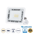 GloboStar® ATLAS 61405 Επαγγελματικός Προβολέας LED 10W 1200lm 120° AC 220-240V - Αδιάβροχος IP67 - Μ10 x Π2 x Υ8cm - Λευκό - Φυσικό Λευκό 4500K - LUMILEDS Chips - TÜV Rheinland Certified - 5 Years Warranty