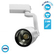 Globostar S-40022 Μονοφασικό Bridgelux COB LED Φωτιστικό Σποτ Ράγας 15W 230V 1800lm 24° Ψυχρό Λευκό 6000k