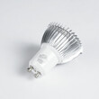 GloboStar® 76030 Σποτ LED GU10 MR16 3W 300lm 45° AC 220-240V IP20 Φ5 x Υ5.5cm Ψυχρό Λευκό 6000K - 3 Χρόνια Εγγύηση